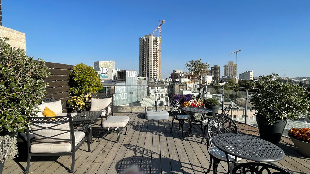 Hotel Bezalel Dachterrasse Jerusalem