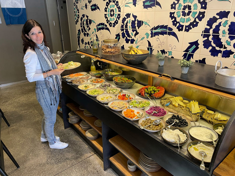 Hotel Bezalel Jerusalem Frühstücksbuffet