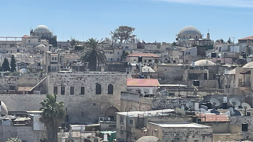 Altstadt Jerusalem vom Osterreichisches Hospiz aus gesehen