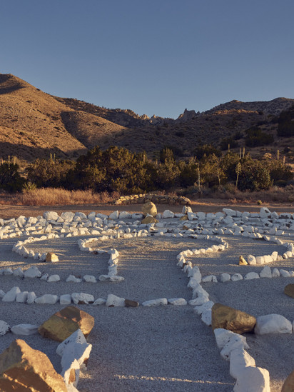 moon labyrinth at RW Ranch
