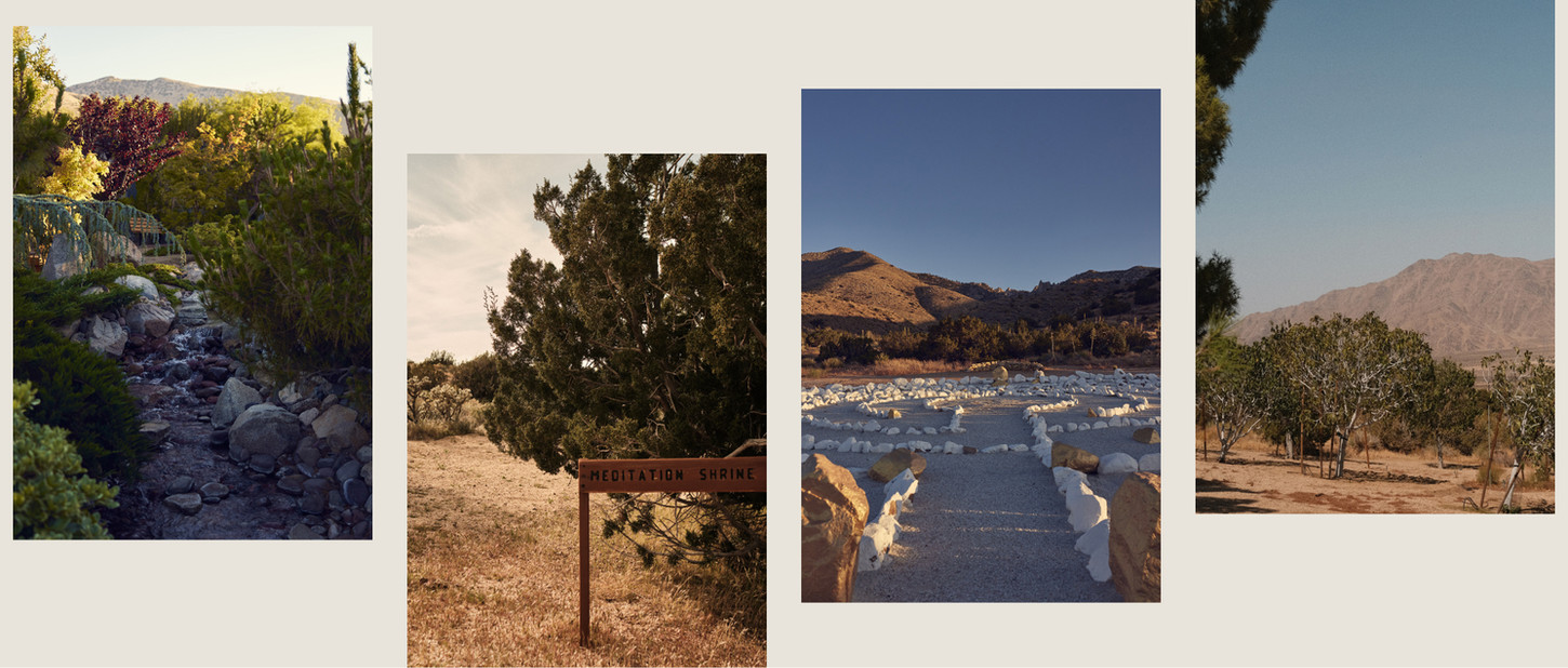 Various meditation sites at RW Ranch