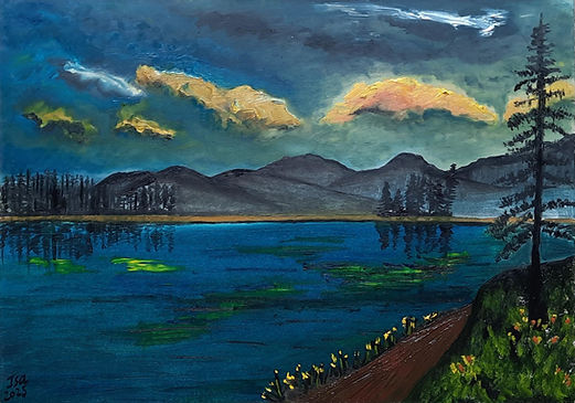 Isa - Crépuscule au bord du lac.jpg