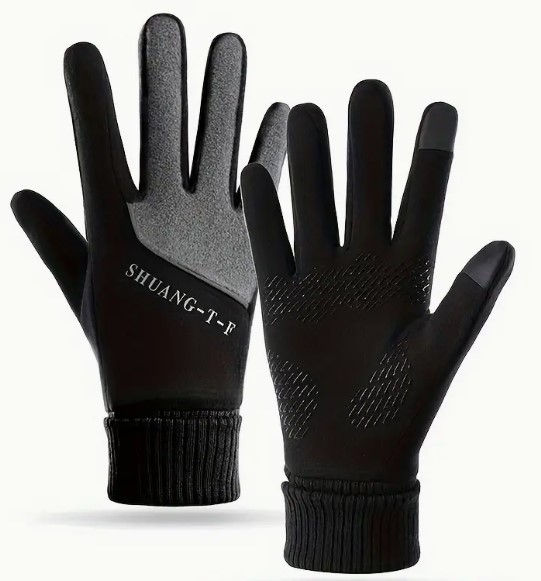 Thumbnail: Black horse riding gloves