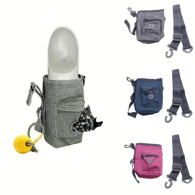 Thumbnail: Pink, blue and grey treat pouches