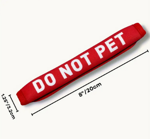 Thumbnail: Dog Leash Sleeves DO NOT PET, Double Sided, Highly Visible,