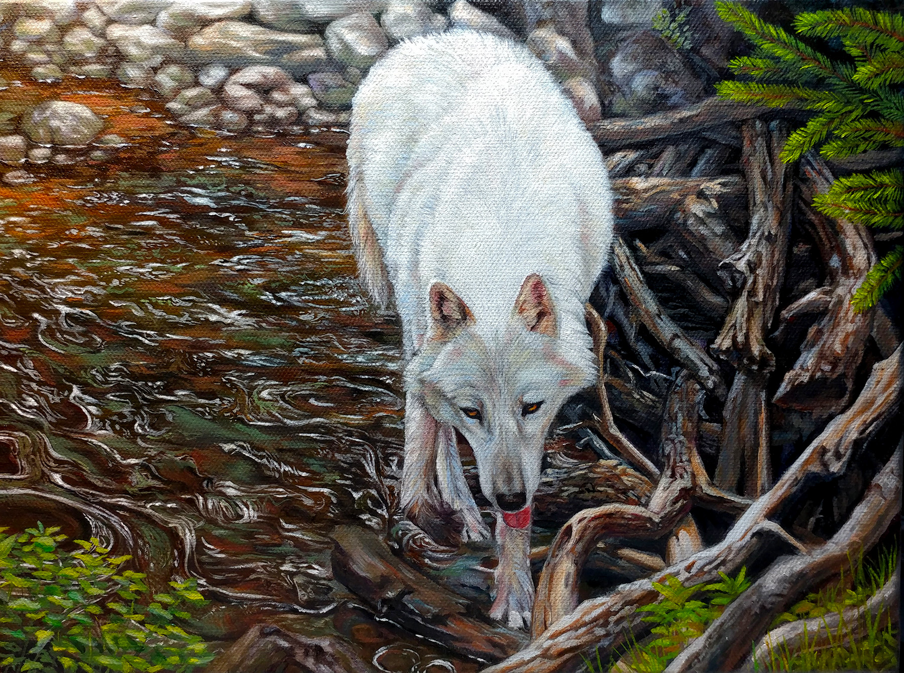 Dangerous Crossing - 9x12 - SOLD!