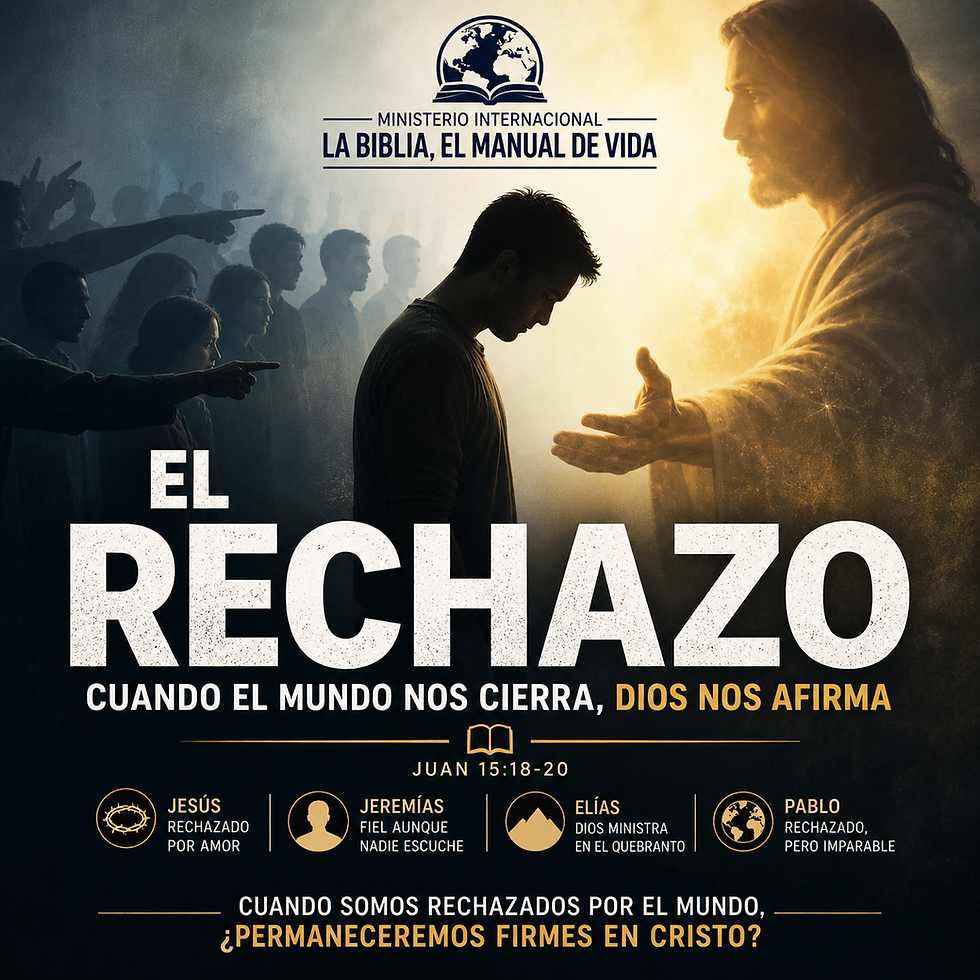 EL RECHAZO — CUANDO EL MUNDO NOS CIERRA, DIOS NOS AFIRMA