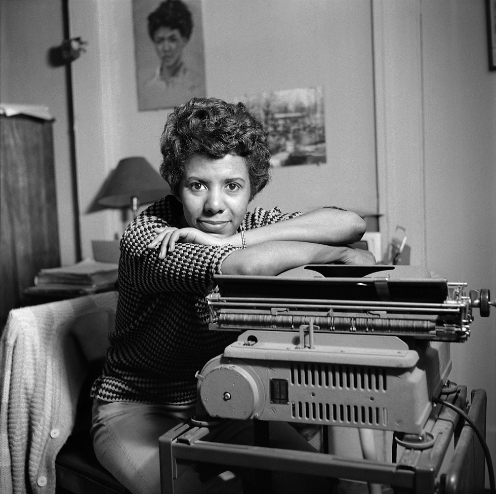 Chicago native, from the Woodlawn neighborhood, Lorraine Hansberry in 1959