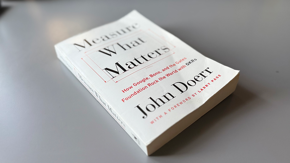 Erik Talks OKR's don't have to suck Measure what matters book John Doerr