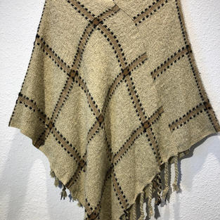 Block Pattern Poncho $37.50