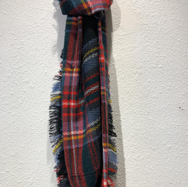 Plaid Infinity Scarf $24