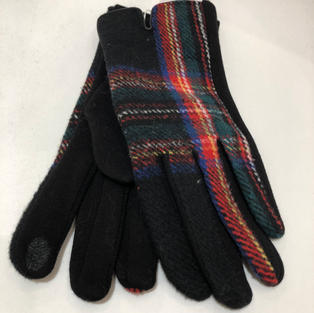 Plaid Touch Screen Gloves $14.95