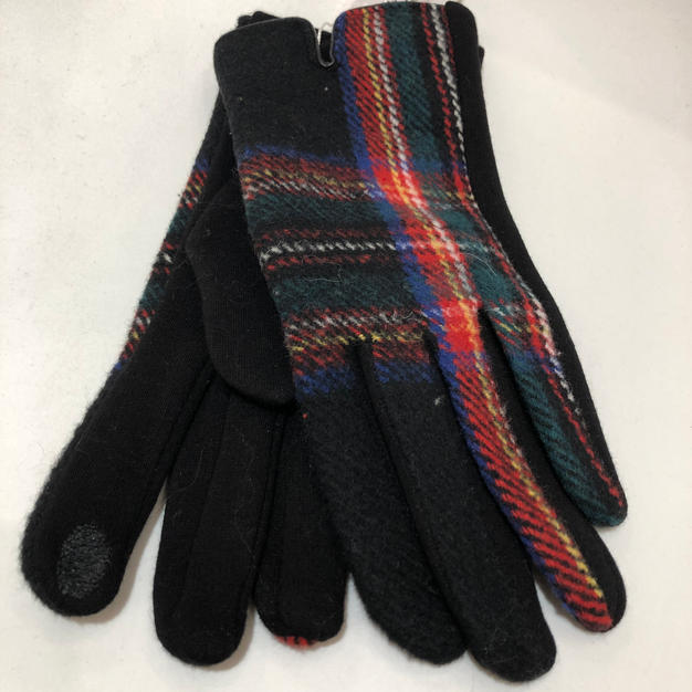 Plaid Touch Screen Gloves $14.95