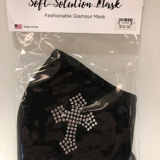 Cross Bling Face Mask $12.50