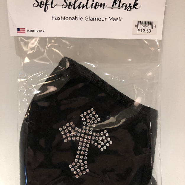 Cross Bling Face Mask $12.50