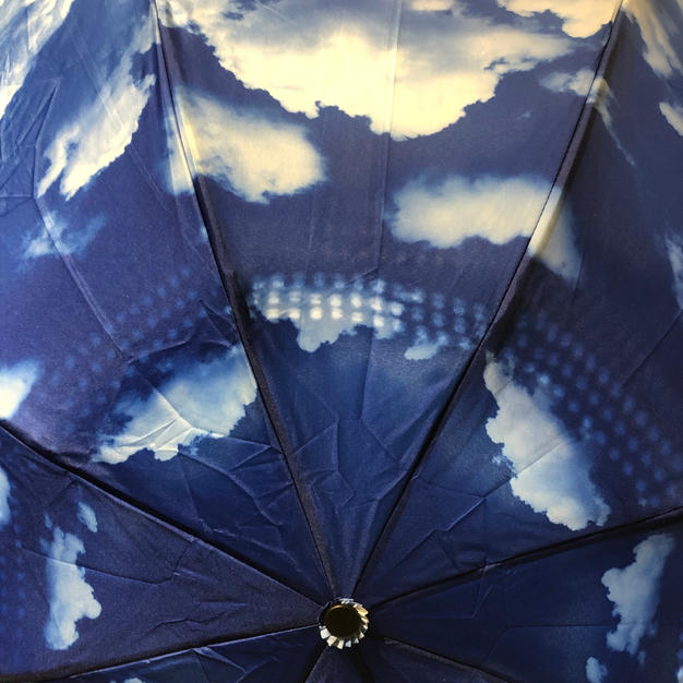 Blue Skies Reverse Close Umbrella $37