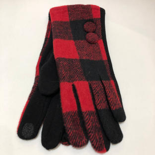 Plaid Touch Screen Gloves $14.95