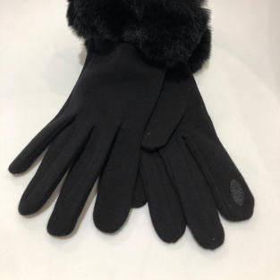Fur Cuffed Gloves $17.95