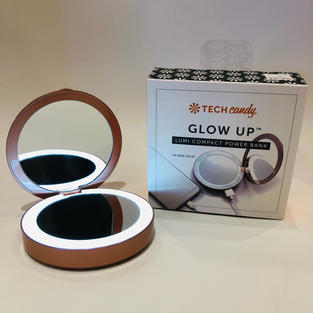 Illuminated Compact Mirror w/Battery Pack Charger $34.95