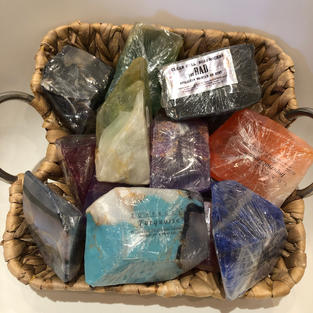 Birthstone Soap Rocks $12.95ea