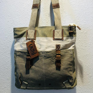 Repurposed Canvass Shoulder Bag $31