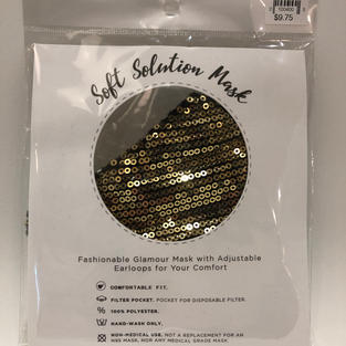 Sequined Face Mask $9.75