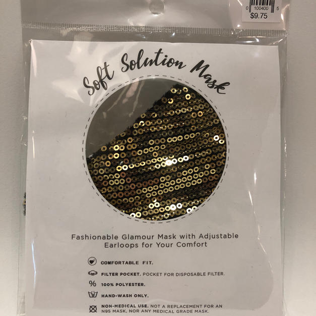 Sequined Face Mask $9.75