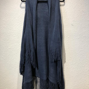 Long Fringed Vest $47.50