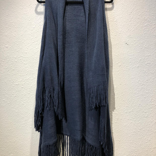 Long Fringed Vest $47.50