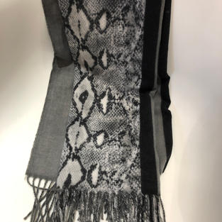 Reptile Print Long Blanket Scarf $25