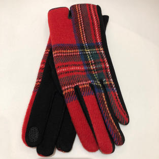 Plaid Touch Screen Gloves $14.95