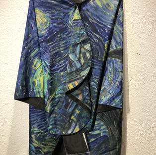 Reversible Rain Poncho Starry Night $69