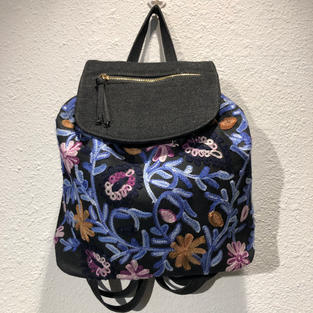 Embroidered Denim Back Pack $29