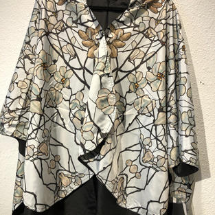 Reversible Rain Poncho Tiffany's Magnolias $69