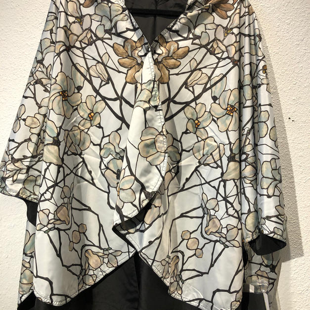 Reversible Rain Poncho Tiffany's Magnolias $69