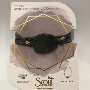 Pyrite Stone Wrap Bracelet/Necklace $24.95