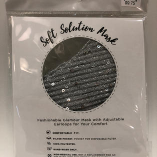 Sequined Face Mask $9.75