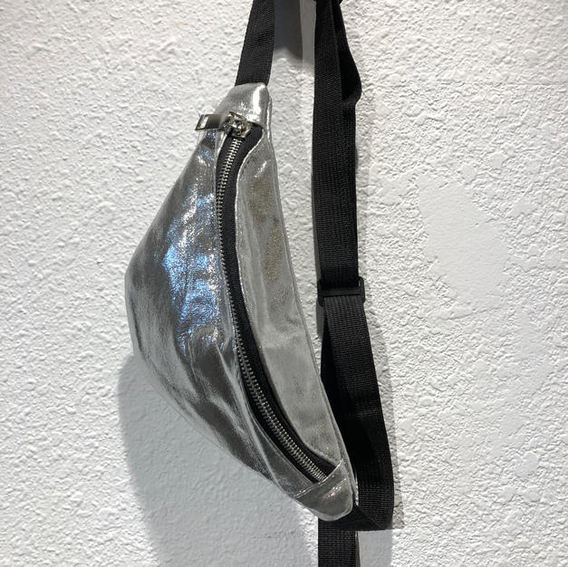 Metallic Silver Fanny Pack $15.95