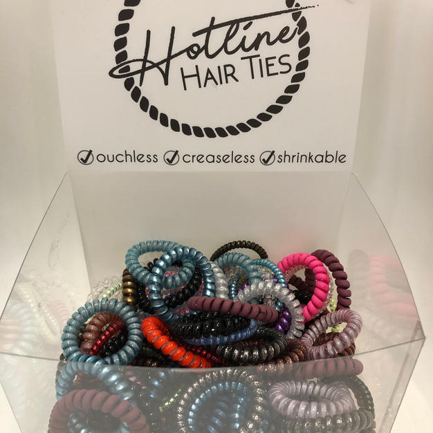 Hotline Hair Ties $1.75ea. or 5 for $7.00
