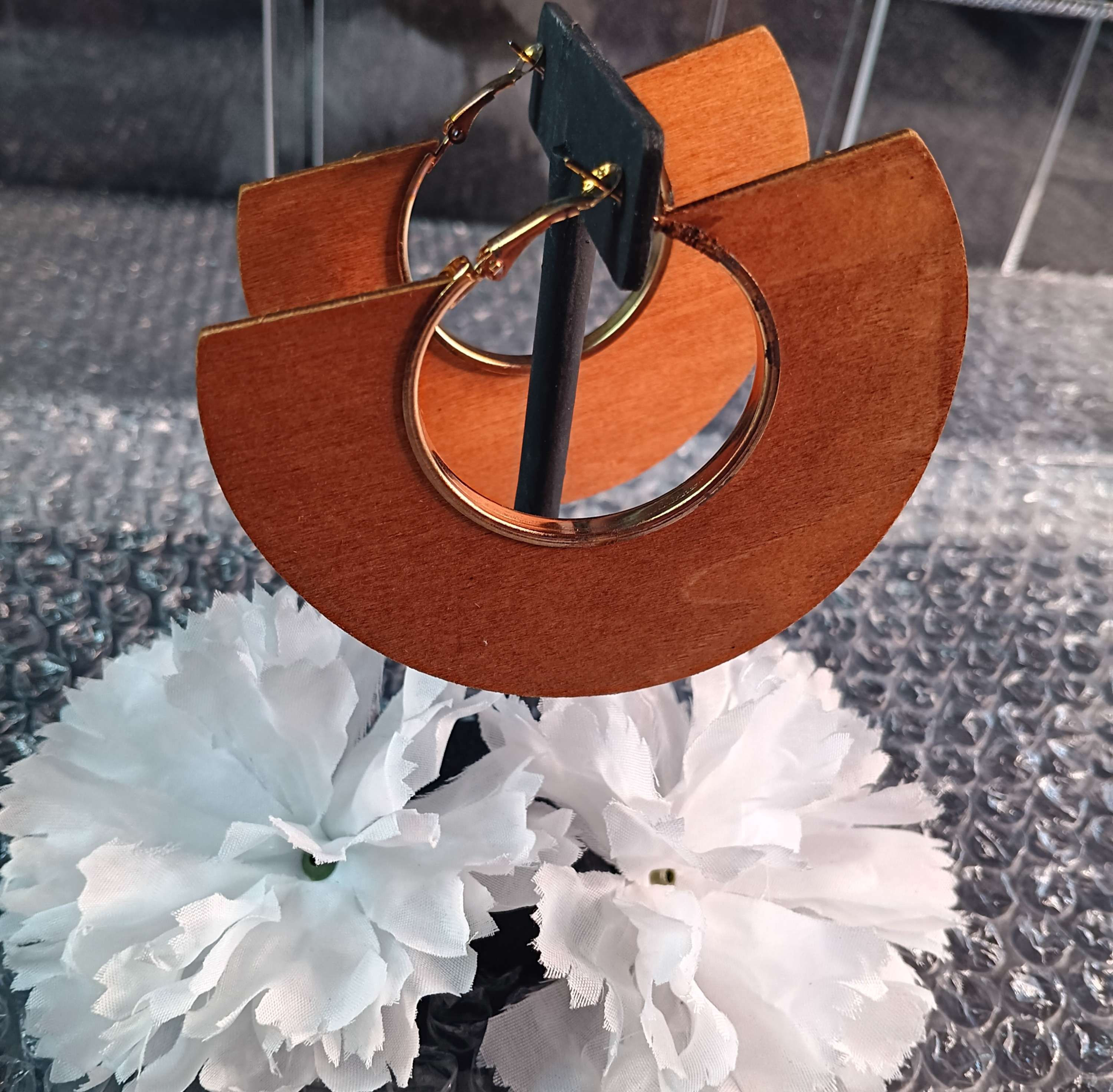 Half Moon Natural Wood