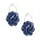 Thumbnail: Dimensional Denim Hoop Earrings