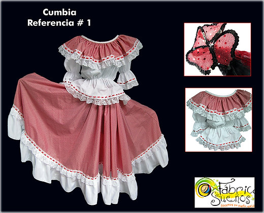 Traje tipico de la cumbia clearance