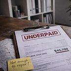 property that has had an underpaid fire damage insurance claim