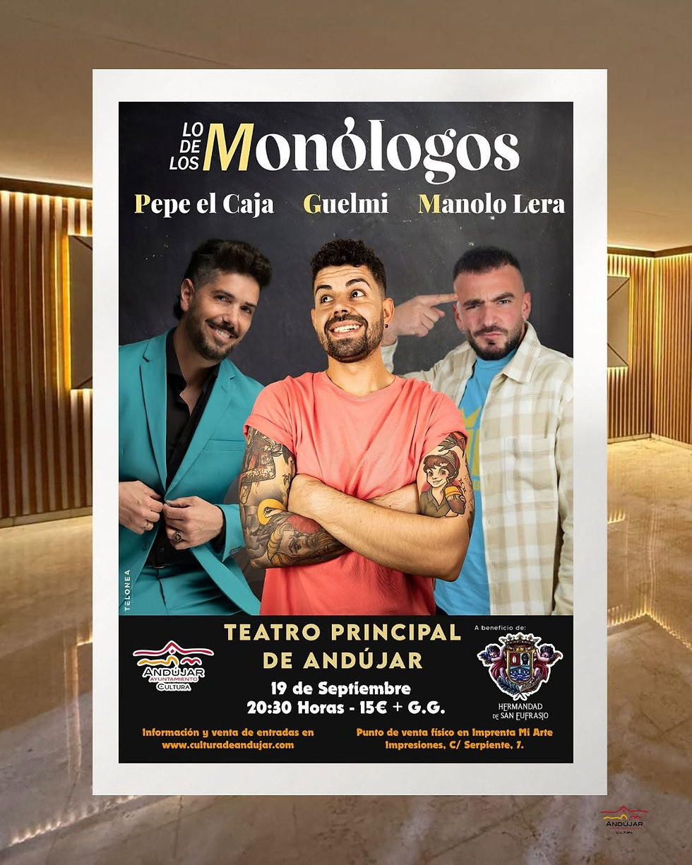 "Lo de los Monólogos" , con Pepe el Caja, Guelmi y Manolo Lera.