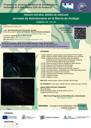 Jornada de Astroturismo en la Sierra de Andújar