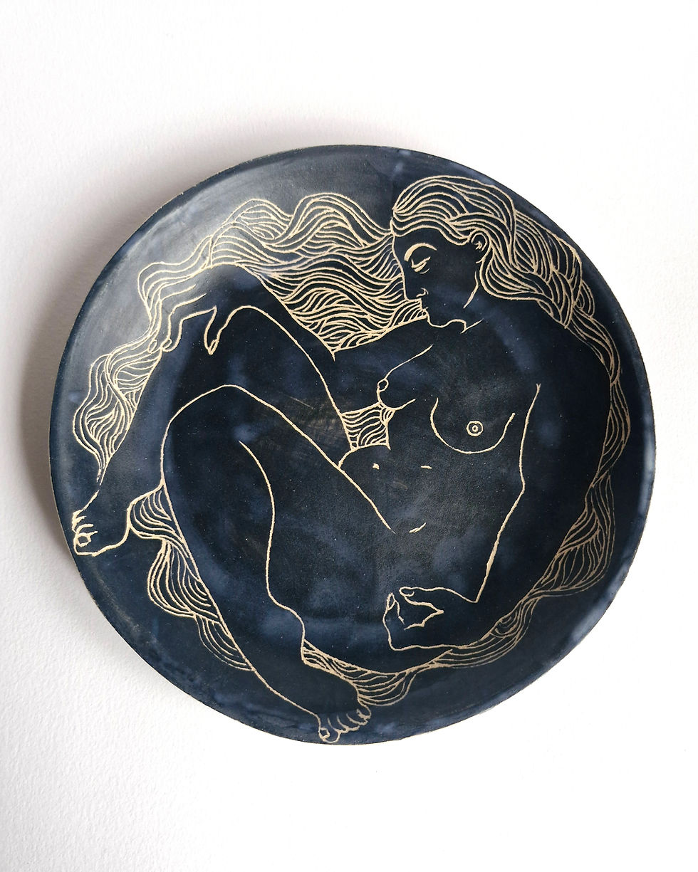 Giantess - Illustrated Ceramic Plate