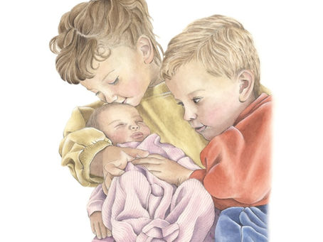 family portrait painting