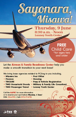 Sayonara Misawa Half-Letter Flyer