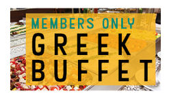 Members Only Greek Buffet 35FSS Website Media Banner Ad