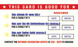 Month of the Military Family Appreciation Card Side 2